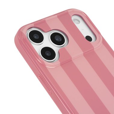 Kate Spade | Protective MagSafe iPhone 18 Pro Max/17 Pro Max  - Bold Stripe Rose Coral | KS061154