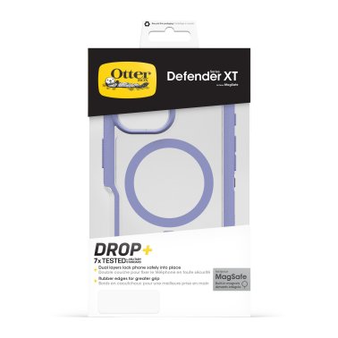 OtterBox | Defender XT Pro w/ MagSafe Series Case iPhone 16 - Clear /Purple Lavendar Haze | 77-96085