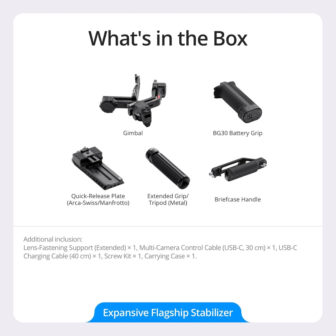 DJI | RS 4 Pro 3-Axis Handheld Gimbal Stabilizer - Black | CP.RN.00000345.03