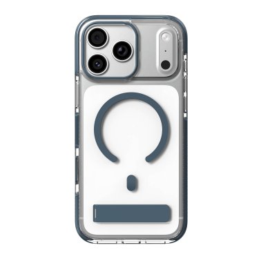 ZAGG | Graphene Santa Cruz Snap iPhone 18 Pro Max/17 Pro Max Kickstand Metallic Case - Blue Shimmer | 702322324