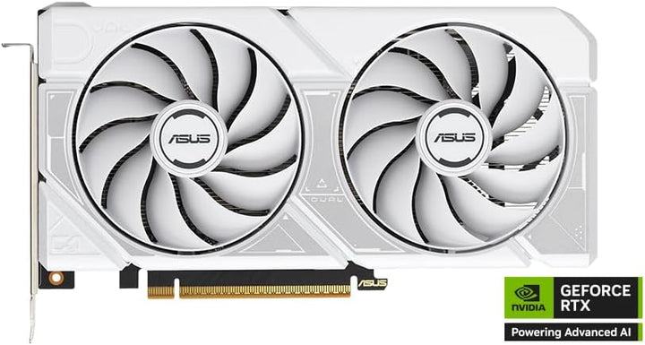 ASUS | Video Card GEFORCE DUAL-RTX5060-O8G - White | DUAL-RTX5060-O8G-WHITE
