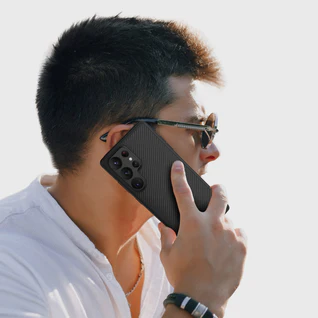 Caseco | Kevlar Case with MagSafe Samsung Galaxy S25 Ultra - Black | C28D8-01