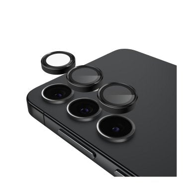 Case-Mate | Aluminum Ring Glass Lens Protector for Samsung Galaxy S25+ - Black | 15-13952