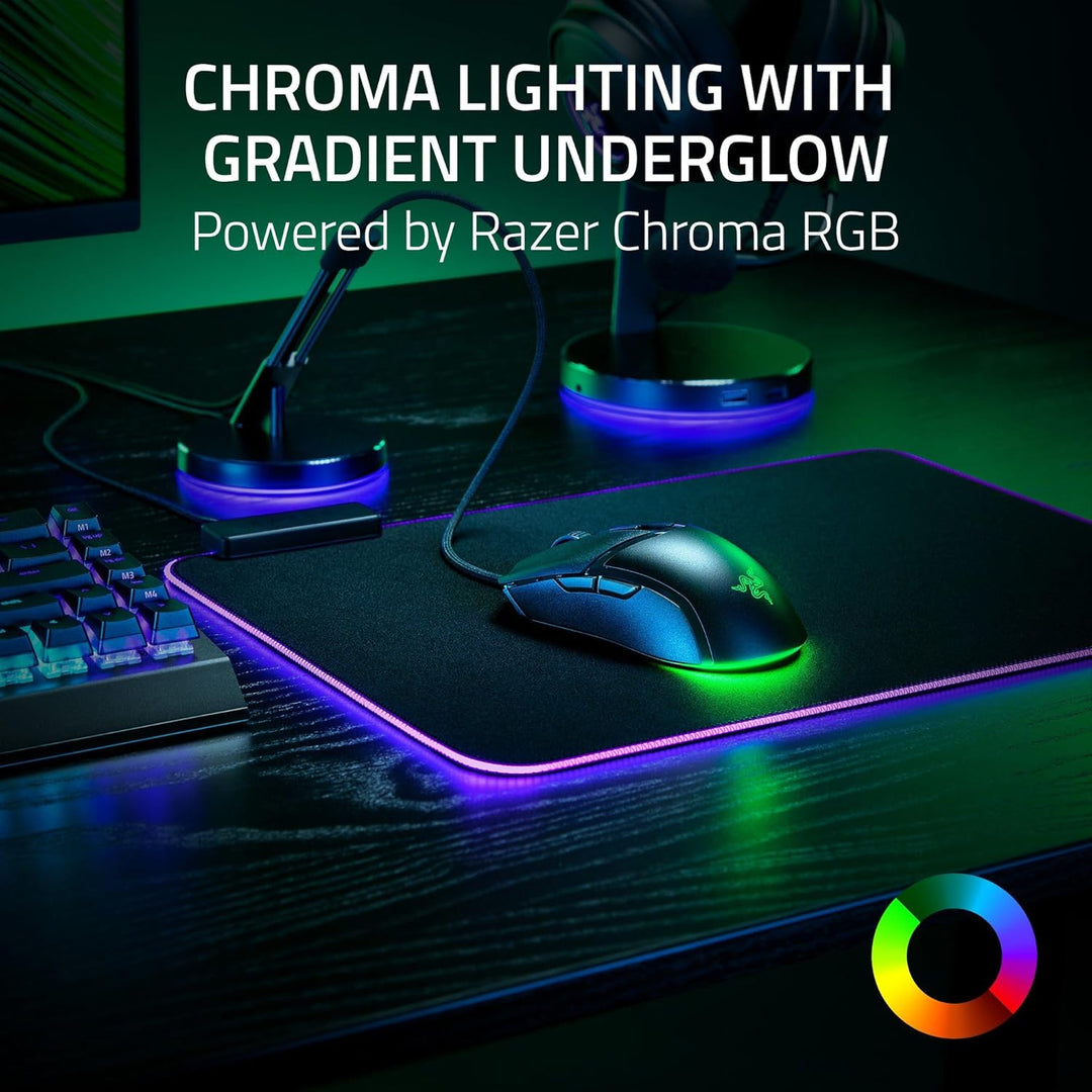 Razer | Cobra Lightweight Optical Gaming Mouse with Chroma RGB Lighting Wired - Black | RZ01-04650100-R3U1
