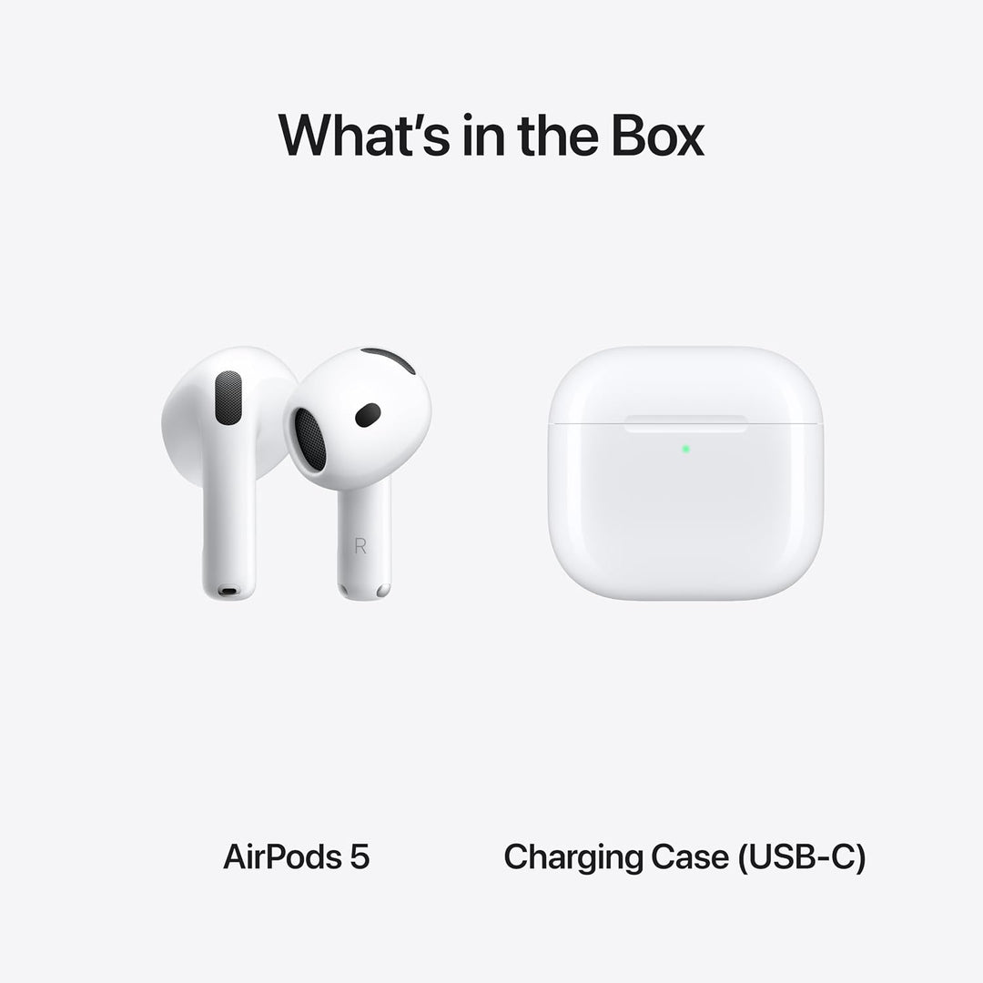 Apple | AirPods 5 with Wired Charging Case - White | MKFW4AM/A