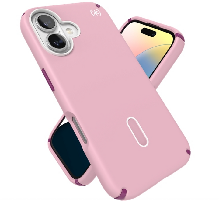 Speck | Presidio2 Pro MagSafe with ClickLock Apple iPhone 16 - Wednesday Pink | 150688-3250