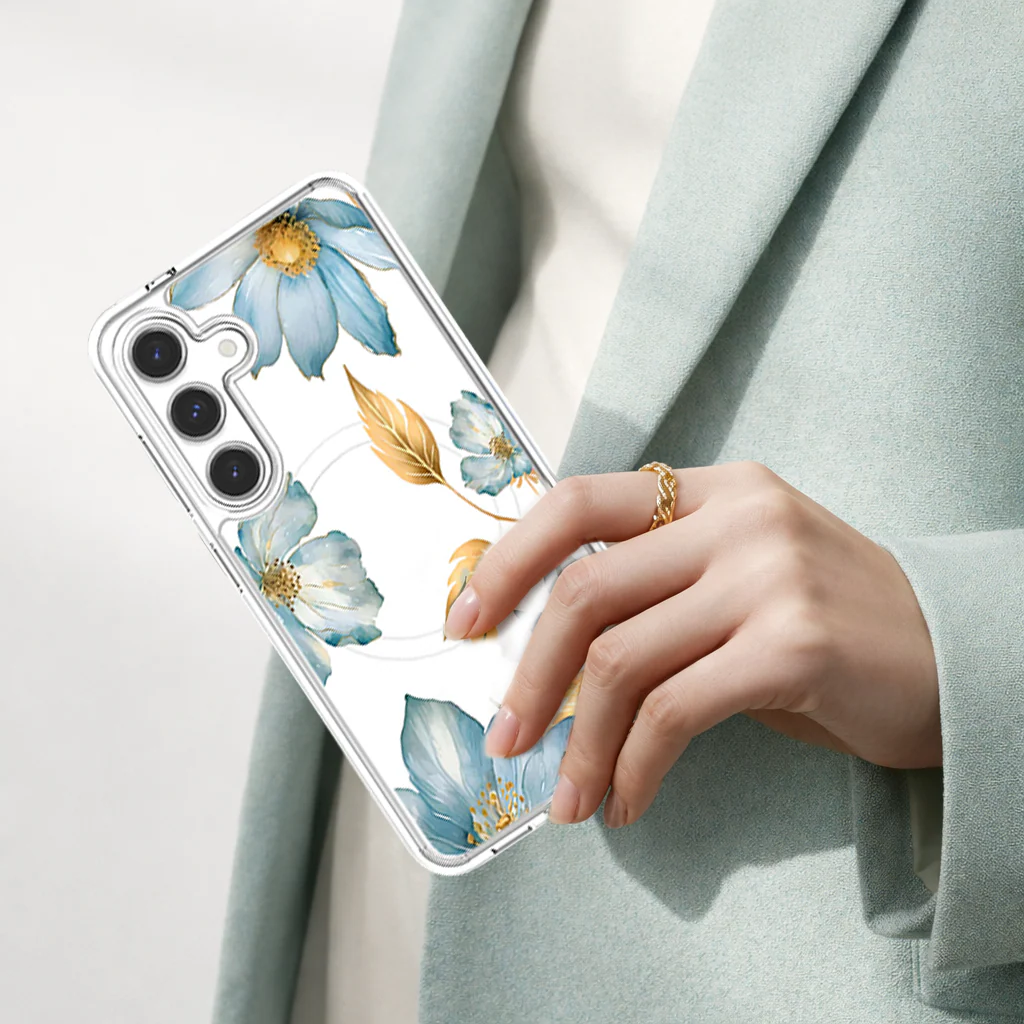 Caseco | Case for Samsung S26 - Blue Wildflower | ED24F3-BW