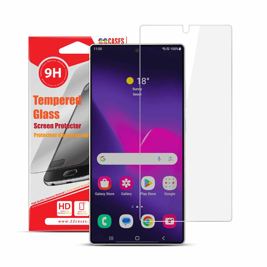 22 Cases | Tempered Glass Screen Protector for Samsung Galaxy S26 Ultra | 22SPSGS26ULTR