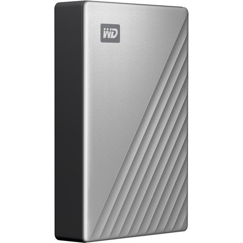 WD | My Passport Ultra 4TB USB-C Portable External Hard Drive for Mac - Silver | WDBPMV0040BSL-WESN