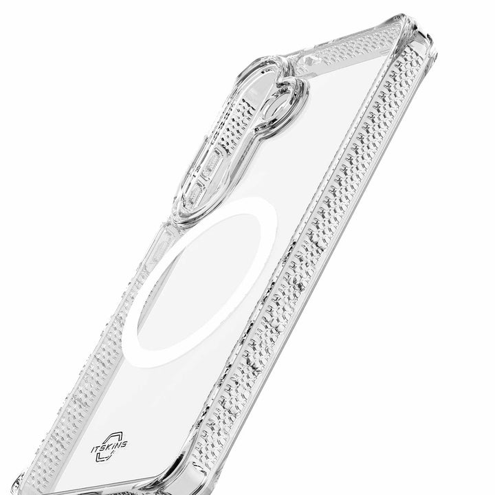 ITSKINS | Hybrid_R Case w/Magnets for Samsung Galaxy S26 - Clear | SGYRHMACRTRSP