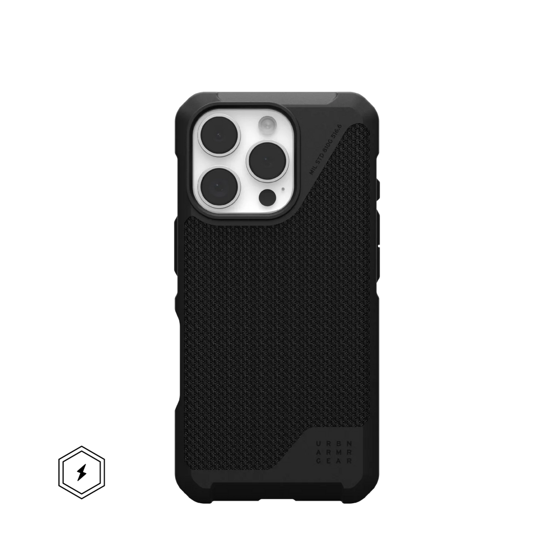 UAG | Metropolis LT MagSafe Case iPhone 16 Pro - Kevlar Black | 15-13194