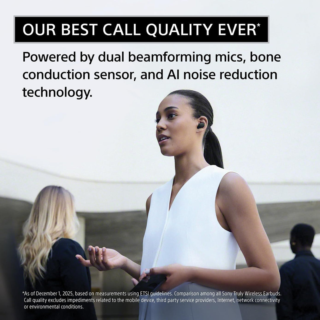 Sony | The Best Truly Wireless In-Ear Noise Cancelling Earbud - Black | WF-1000XM6