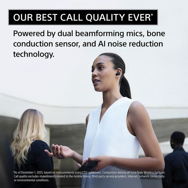 Sony | The Best Truly Wireless In-Ear Noise Cancelling Earbud - Black | WF-1000XM6