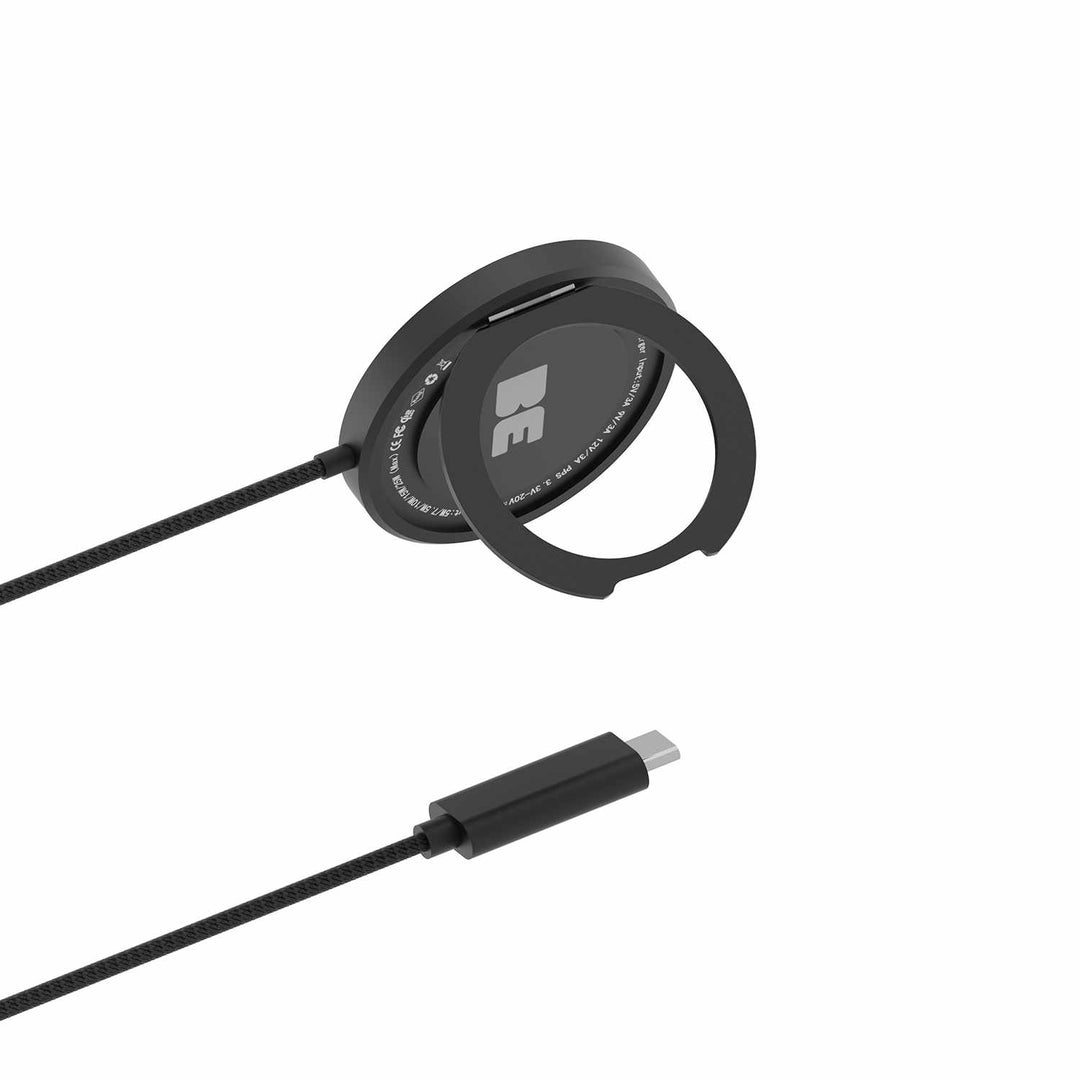 Blu Element | PowerPuck25 Wireless Charger with Kickstand Qi2.2 25W - Black | BEWCQi22PB