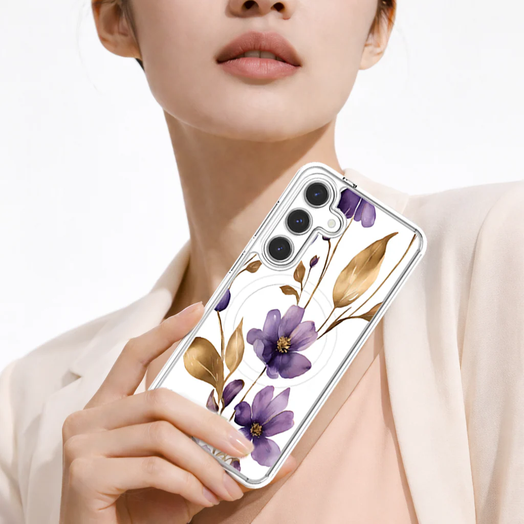 Caseco | Case for Samsung S26 - Purple Wildflower | ED24F3-PW