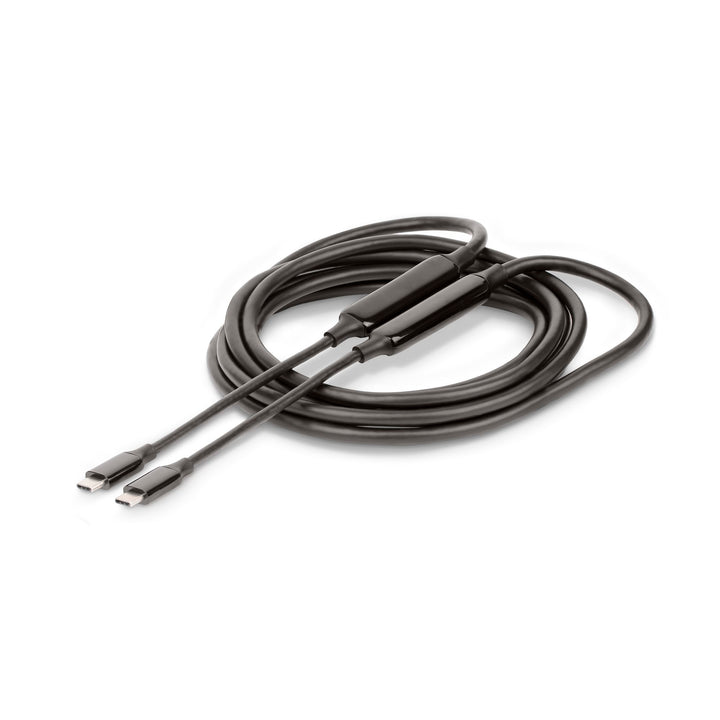StarTech |  Active USB-C Cable USB 3.2 10Gbps Long USB Type-C Data Transfer Cable 60W Power Delivery 3m/10ft - Black | 7372216