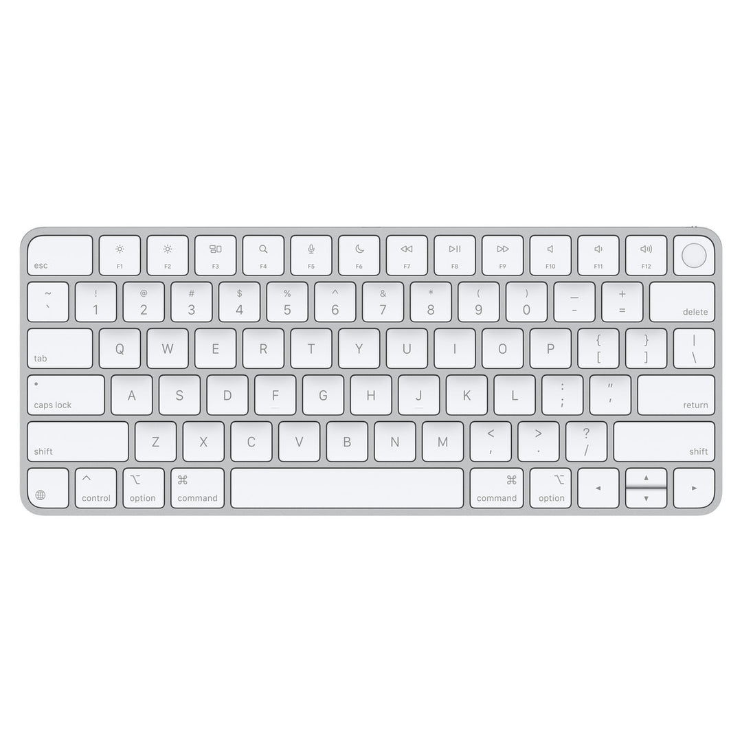 Apple | Magic Keyboard with Touch ID for Mac models with Apple Silicon US English - White | MXCK3LL/A