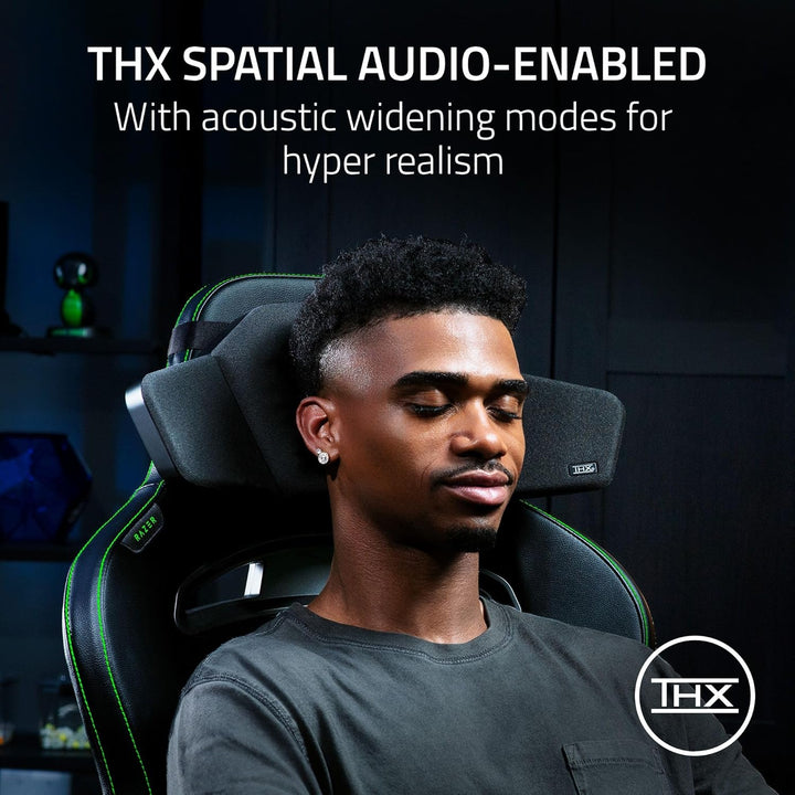 Razer | Clio Wireless Speaker Head Cushion THX Spatial Audio Enabled Integrated Near Field Dual Speakers  - Black | RC81-04350101-R3U1