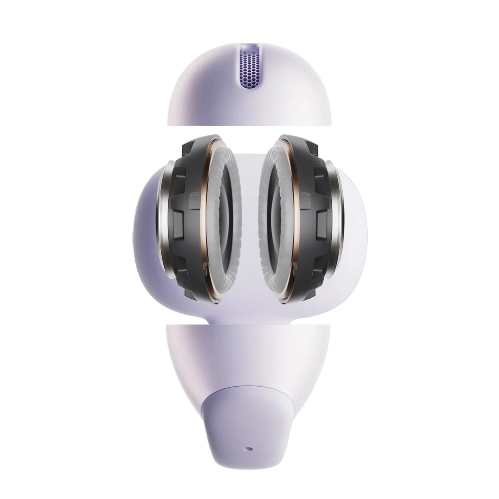 Shokz | OpenDots Air Open-Ear True Wireless Earbuds - Purple | E210-ST-PR-CA-326