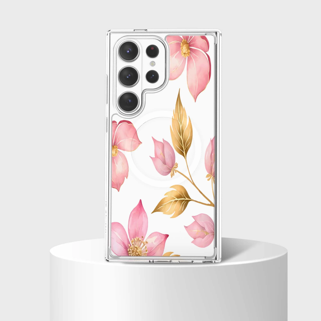 Caseco | Case for Samsung S26 Ultra - Pink Wildflower | ED24F4-PK