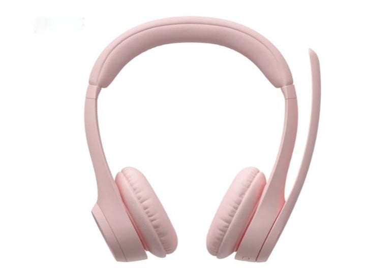 Logitech | Zone 300 Wireless Bluetooth On-ear Headset With Noise-Canceling Microphone - Rose | 981-001411