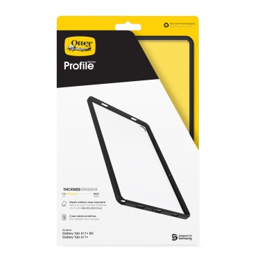 Otterbox | Profile Case for Samsung Galaxy Tab A11+ - Black Crystal | 77-99081