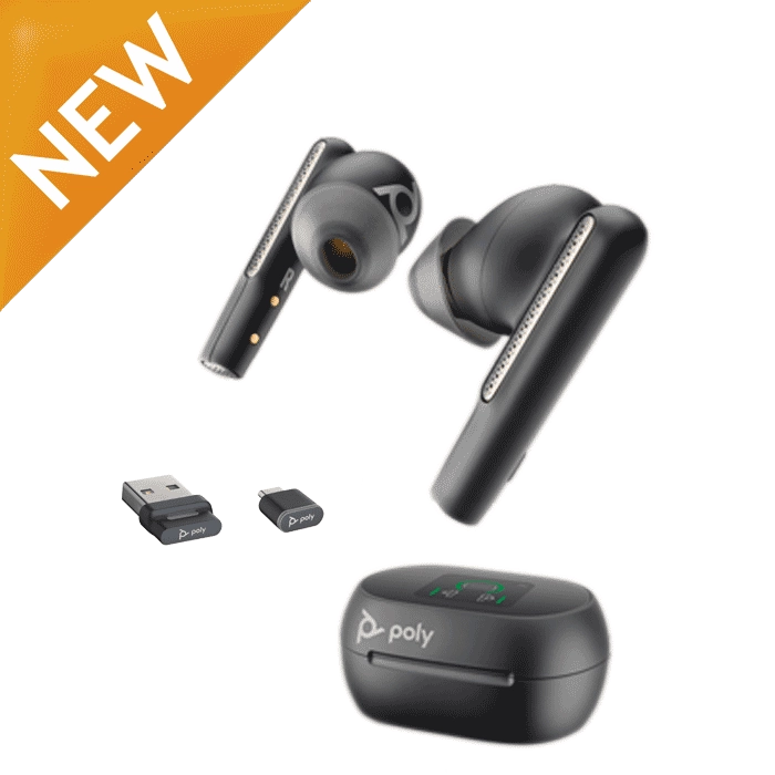 Poly Voyager | Free 60+ Wireless Earbuds - Black | 7Y8H0AA
