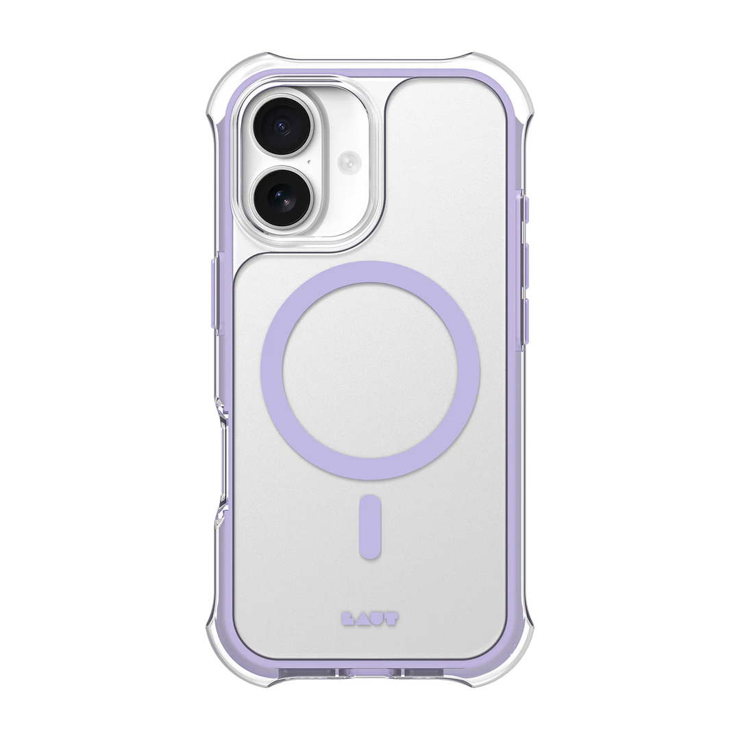 LAUT | Aero Protect MagSafe iPhone 17 Case - Light Purple | L_IP25A_AP_PU