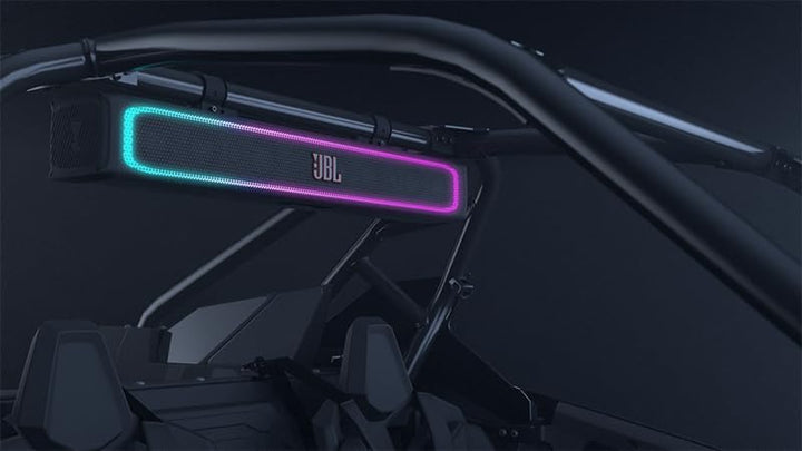 JBL | RallyBar S - 21" Bluetooth Universal Outdoor Vehicle Soundbar with Built-in 150w RMS Amplifier, IP66 Water & Dust Resistant