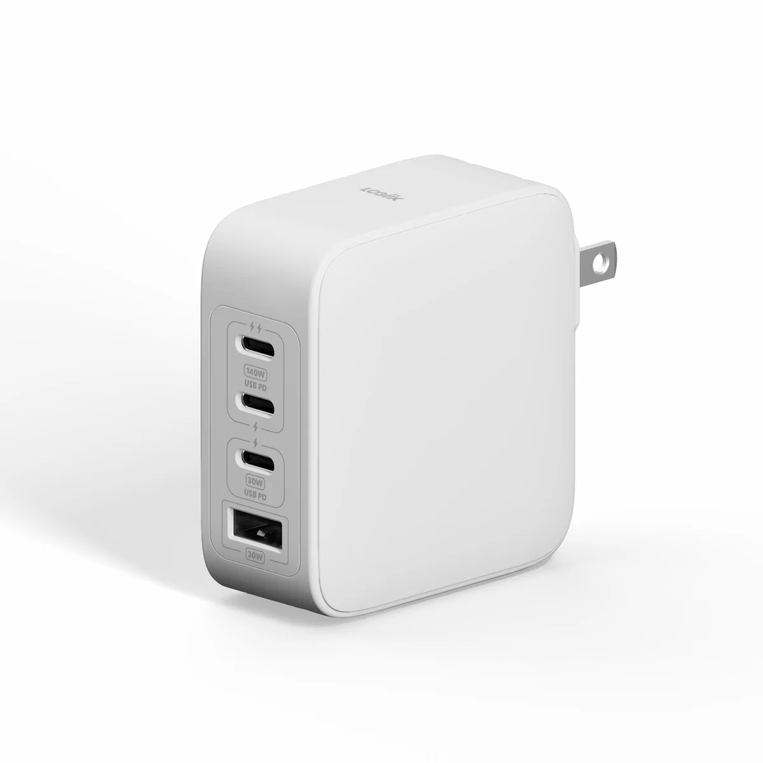 LOGiiX Power Plus 140W XL PD Wall Charger (2026) - White | LGX-13728