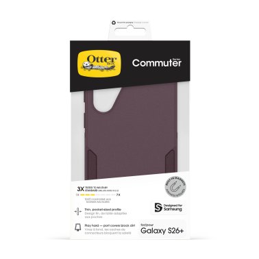 OtterBox | Commuter w/Magnets Case Samsung Galaxy S26+ - Tailhead Purple | 77-99813