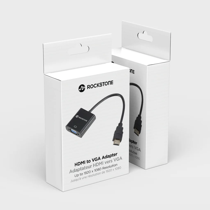 Rockstone | HDMI to VGA Adapter - Black | R1309-01