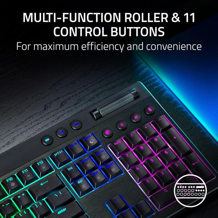 Razer Renewed | BlackWidow V4 Low Pro HyperSpeed Wireless Keyboard | RZ03-05270200-R3UR