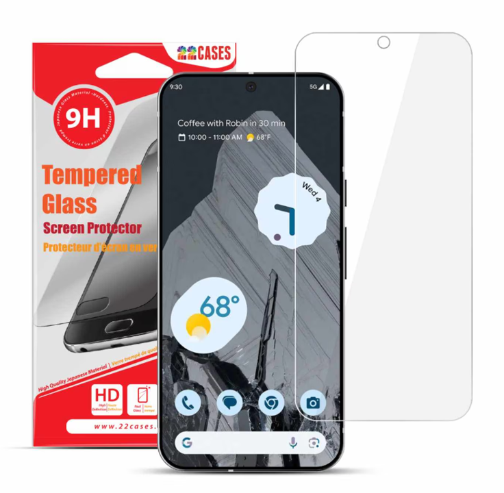22 Cases | Tempered Glass Screen Protector for Google Pixel 9 Pro XL | 118-2792