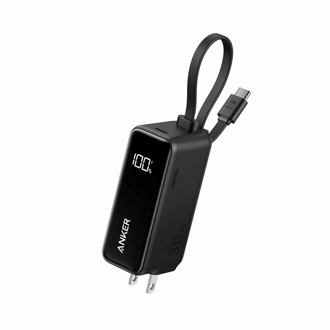 Anker | Fusion Power Bank 5.000mAh 22.5W with USB-C Cable - Black | A1636H115