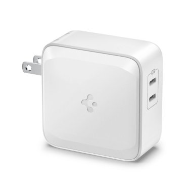 Spigen | ArcStation Pro GaN 70W Dual Port Wall Charger - White | ACH02081
