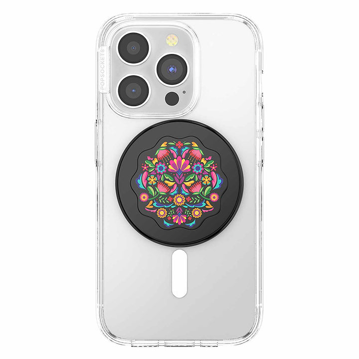 Popsockets | PopGrip for MagSafe Round with Adapter Ring Huipil | 123-0555