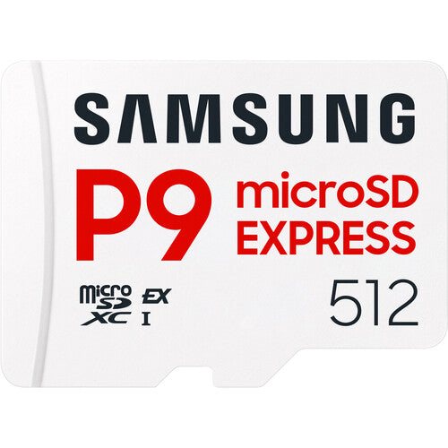 Samsung | P9 Express 512GB 800MB/s MicroSDXC Memory Card | MB-MK512T/AM