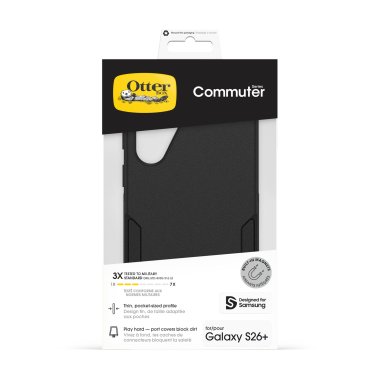 OtterBox | Commuter w/Magnets Case Samsung Galaxy S26+ - Black | 77-99801