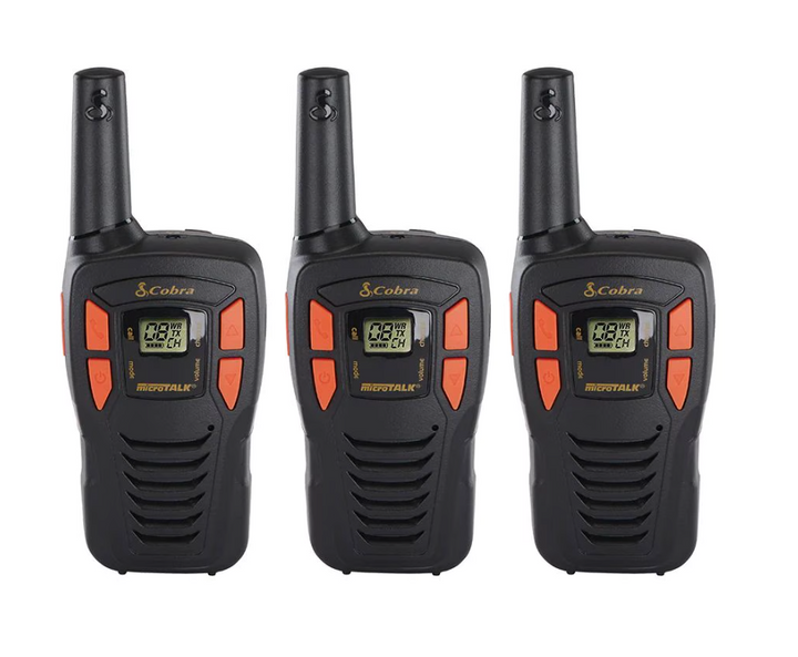 Cobra | 16-Mile Range Two-Way Radio Walkie Talkies 3 Pack | ACXT145-3-DI
