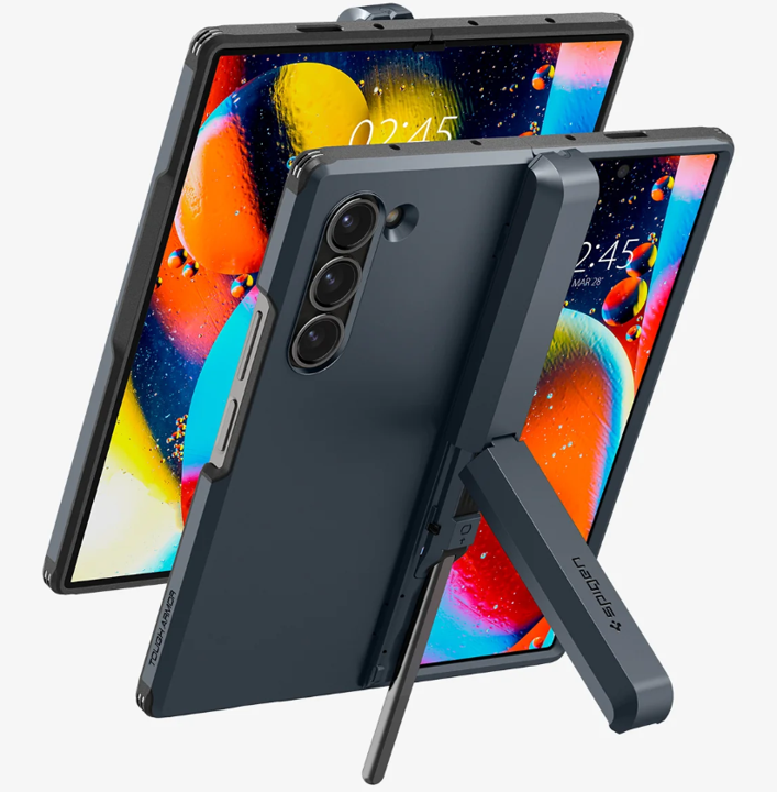 Spigen | Slim Armor Pro Case for Galaxy Z Fold 6 - Metal Slate | SGPACS08286