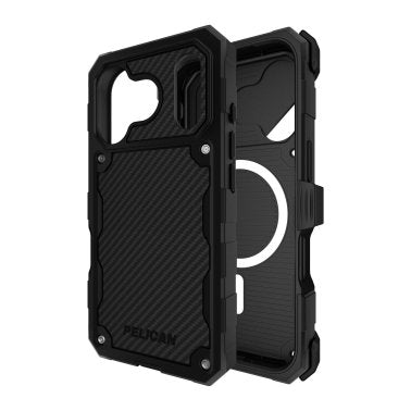 Pelican | Shield MagSafe w/Holster iPhone 17 Pro Case - Carbon Fiber | PP057356