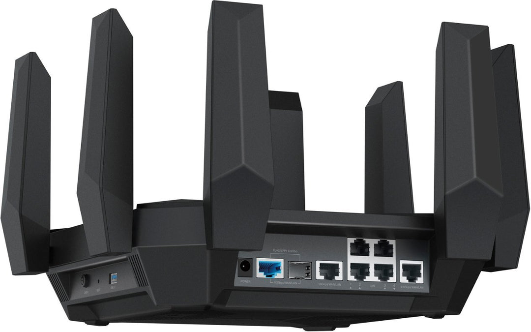 TP-Link | Archer Wireless AXE16000 Quad-Band Wi-Fi 6E Router AXE300 - Black | 7241461
