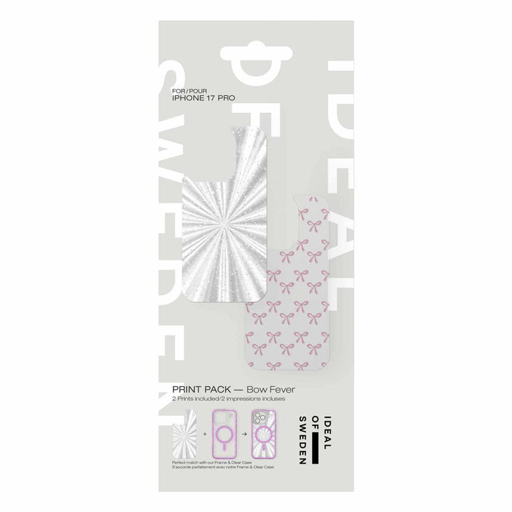 Ideal of Sweden | Print Pack iPhone 17 Air Case - Bow fever | IDPP07555