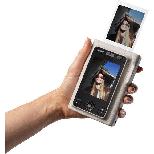 Fujifilm | Instax Mini LiPlay+ Hybrid Instant Camera - Sandy Beige | 600024674