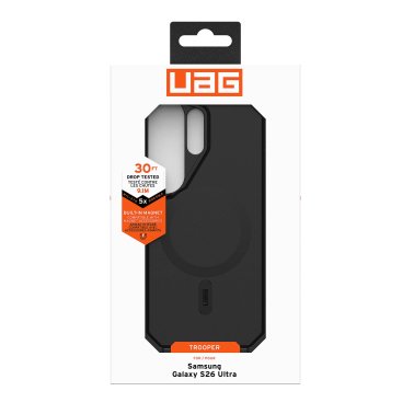 UAG | Trooper w/Magnet Case Samsung Galaxy S26 Ultra - Black | 214546114040