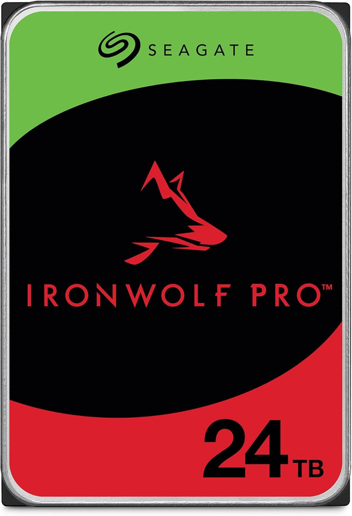 Seagate | IronWolf Pro 24TB 3.5" 7200RPM SATA Desktop Internal Hard Drive | ST24000NT002