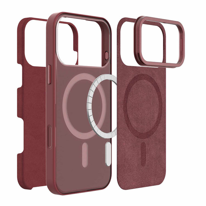 Blu Element | Urban Edge Kick MagSafe Case iPhone 18 Pro /17 Pro - Burgundy | BEURBEBUR183