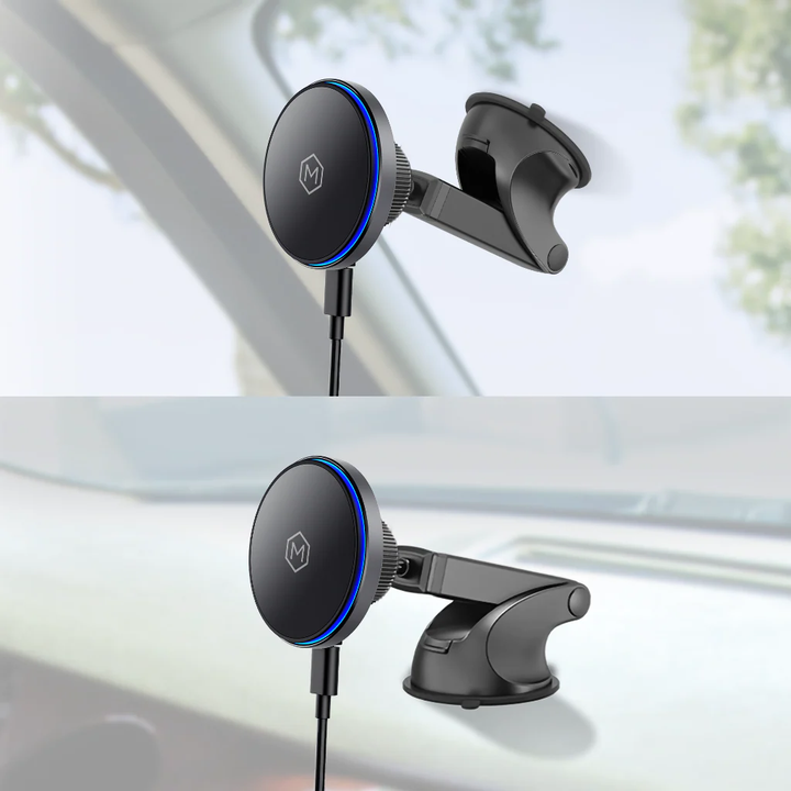 Mighty Mount | Mag Switch Qi2 Wireless Car charger Mount Combo with vent and dash Base | M2050-55