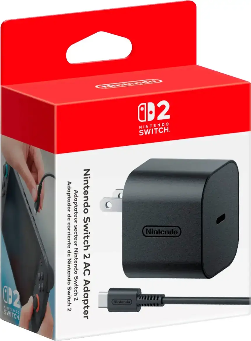 Nintendo | Switch 2 AC Adapter - Black | BEEAASSKA